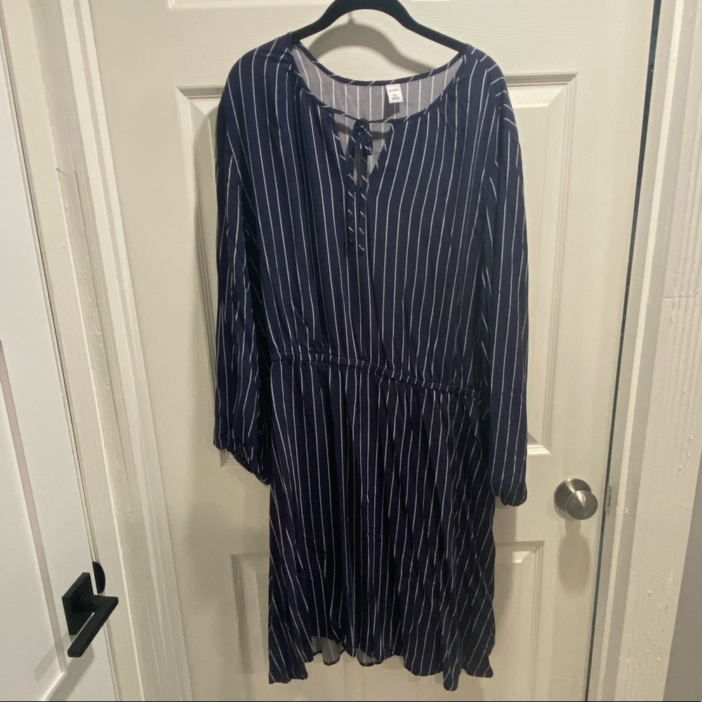 Blue Striped Old Navy Dress